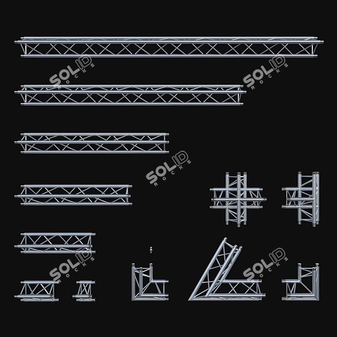 Superior Strength Prolyte H30D Truss 3D model image 3