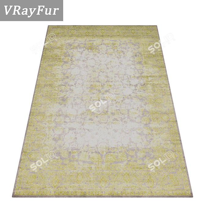 Luxury Carpets Set 3D model image 2