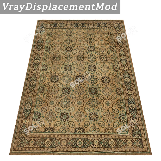 Luxury Carpets Set 3D model image 3