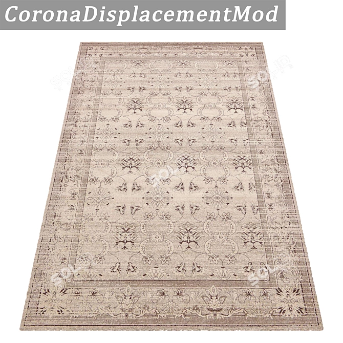 Luxury Carpets Set 3D model image 4