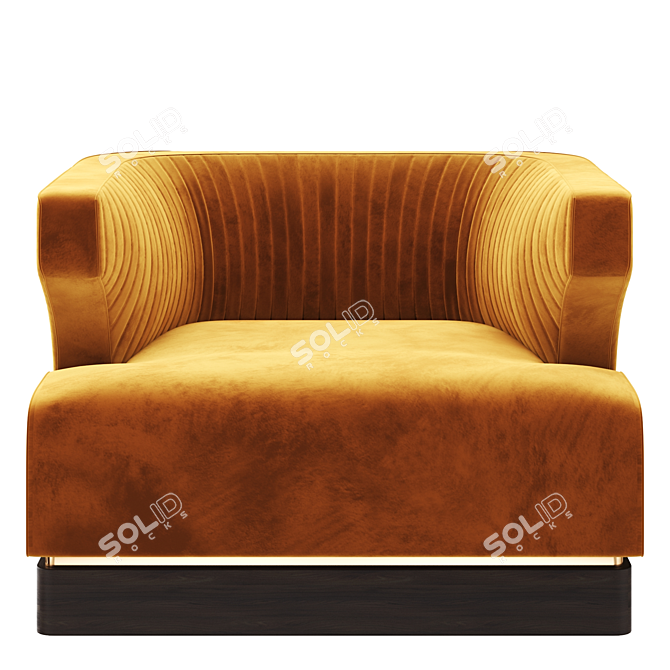 Ammons Jazz-inspired Armchair 3D model image 4