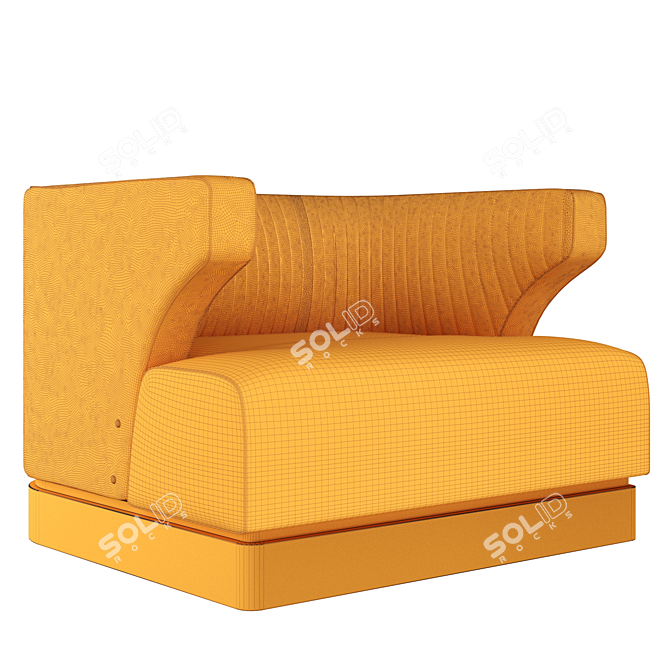 Ammons Jazz-inspired Armchair 3D model image 6