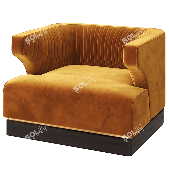 Ammons Jazz-inspired Armchair 3D model image 8