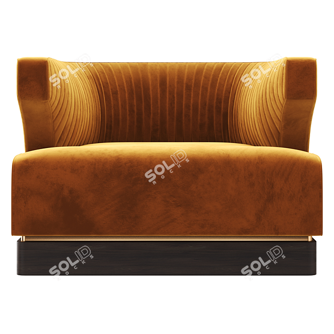 Ammons Jazz-inspired Armchair 3D model image 2