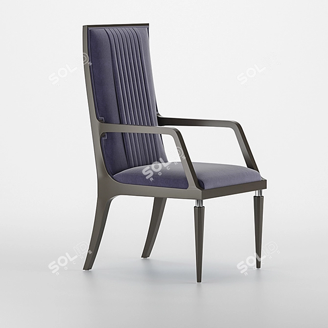 Elegant RHAPSODY Dining Chair 3D model image 5