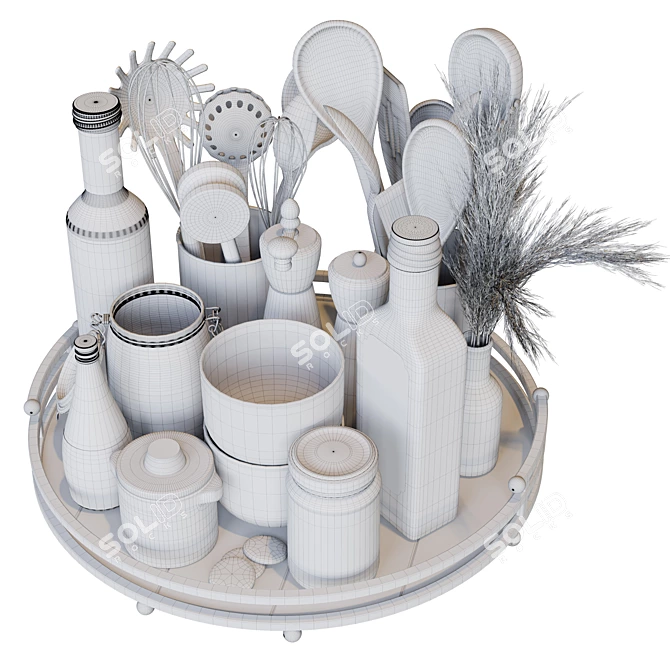 Versatile Kitchen Essentials 10 3D model image 5