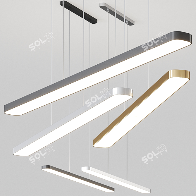 Elegant Casablanca Perfetto Suspension 3D model image 1