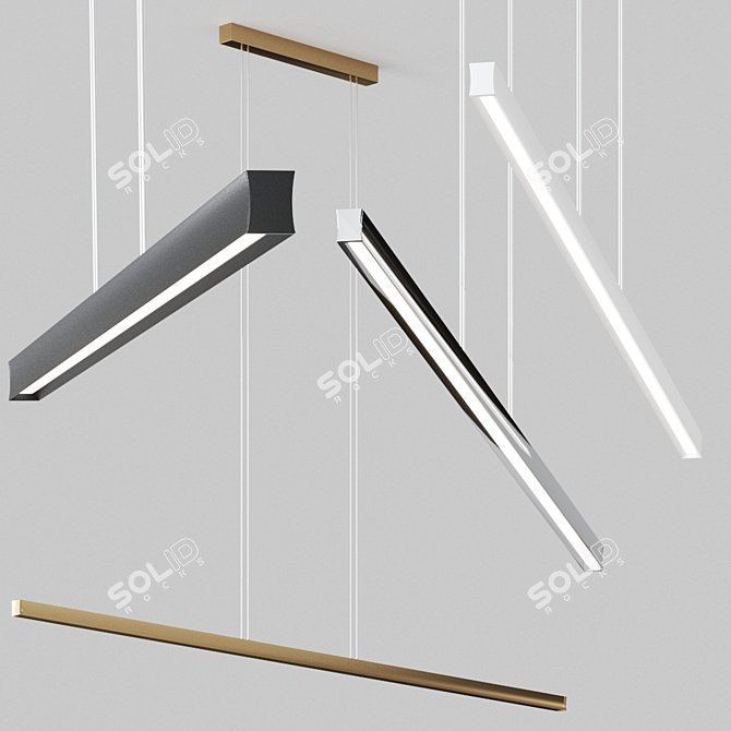 Elegant solar light with Dutch design 3D model image 2