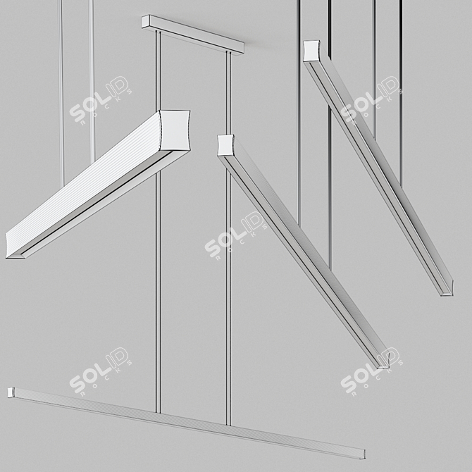 Elegant solar light with Dutch design 3D model image 3