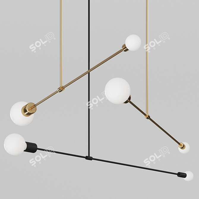 Lambert Antipode Pendant Light 3D model image 1