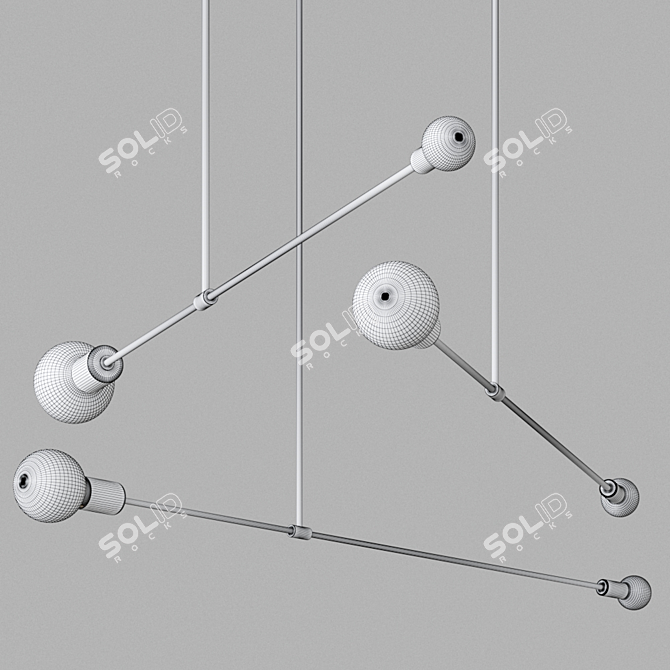 Lambert Antipode Pendant Light 3D model image 2