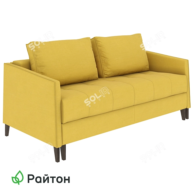 Velvety Bara Sofa Bed 3D model image 1