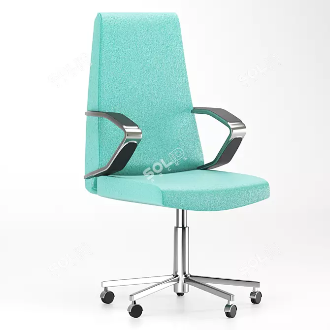 Elegant and Ergonomic Office Chair 3D model image 1