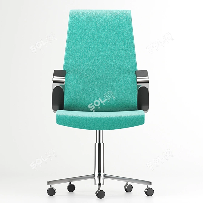 Elegant and Ergonomic Office Chair 3D model image 2