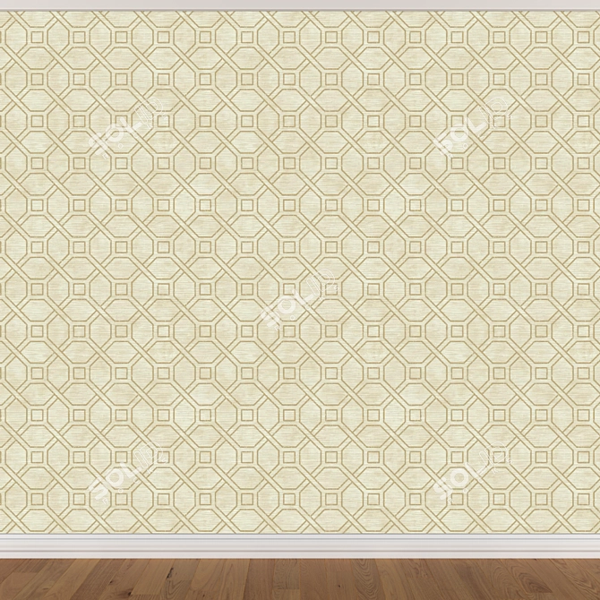 Seamless Wallpaper Set (3 Colors) 3D model image 2