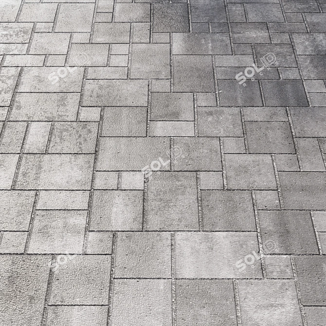 Seamless Paving Materials: V-Ray + Corona 3D model image 2