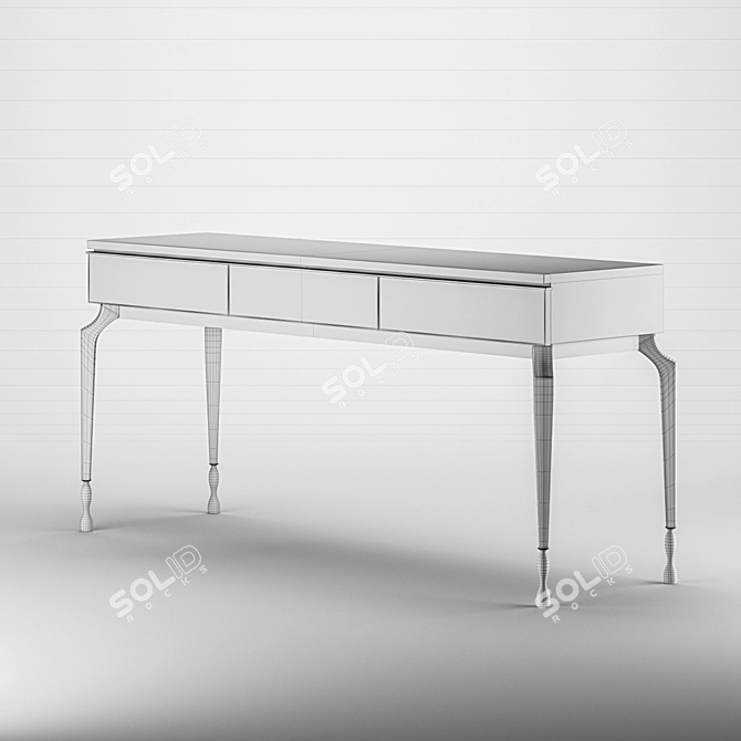  Sleek Console Design 3D model image 4