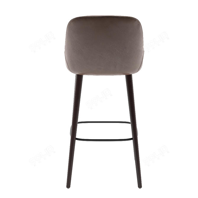 Walter Knoll Bar Stool: Sleek and Stylish 3D model image 9