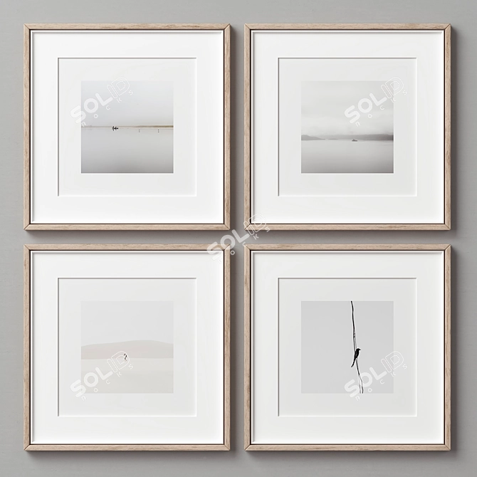 Versatile Picture Frame Set 3D model image 1