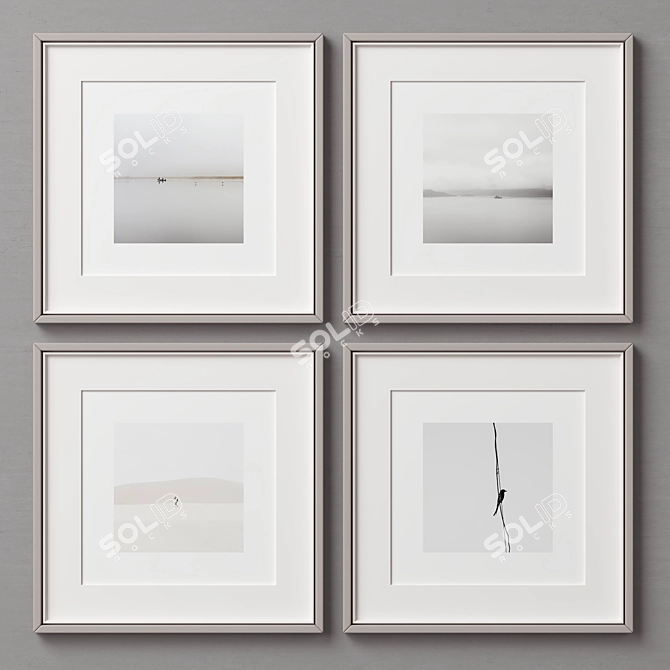 Versatile Picture Frame Set 3D model image 4