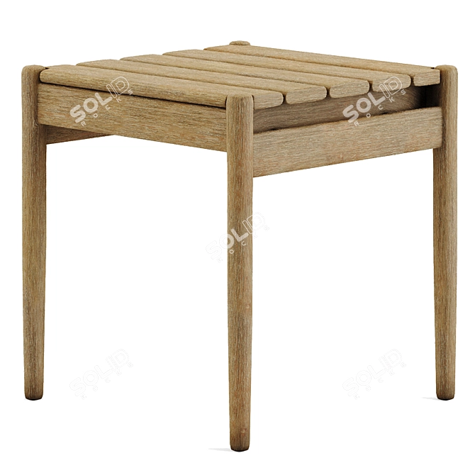 Eucalyptus Simja Side Table: Aesthetic and Versatile 3D model image 2