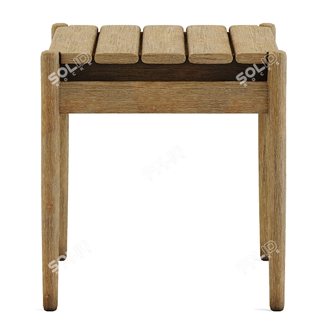 Eucalyptus Simja Side Table: Aesthetic and Versatile 3D model image 3