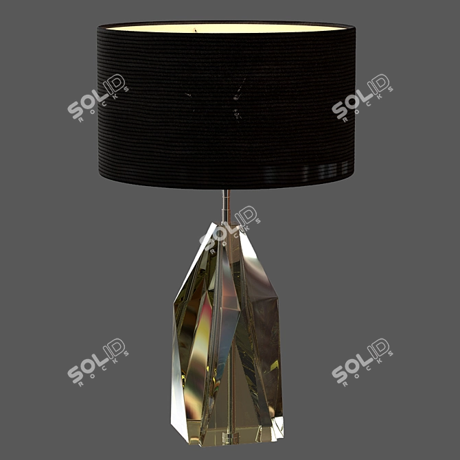 Elegant Eichholtz Setai Table Lamps 3D model image 1