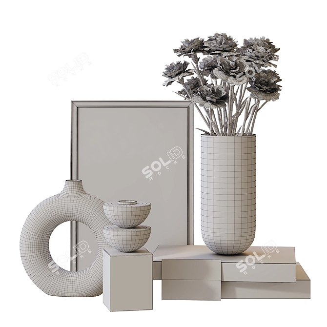 Corona Render Decorative Set 3D model image 2