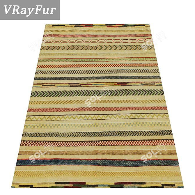 1944 Vintage Must-Have Carpets Set 3D model image 2