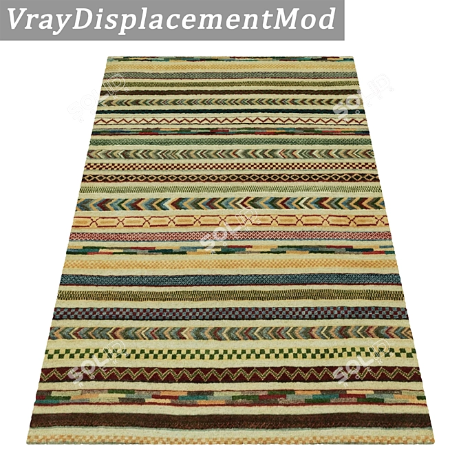 1944 Vintage Must-Have Carpets Set 3D model image 3