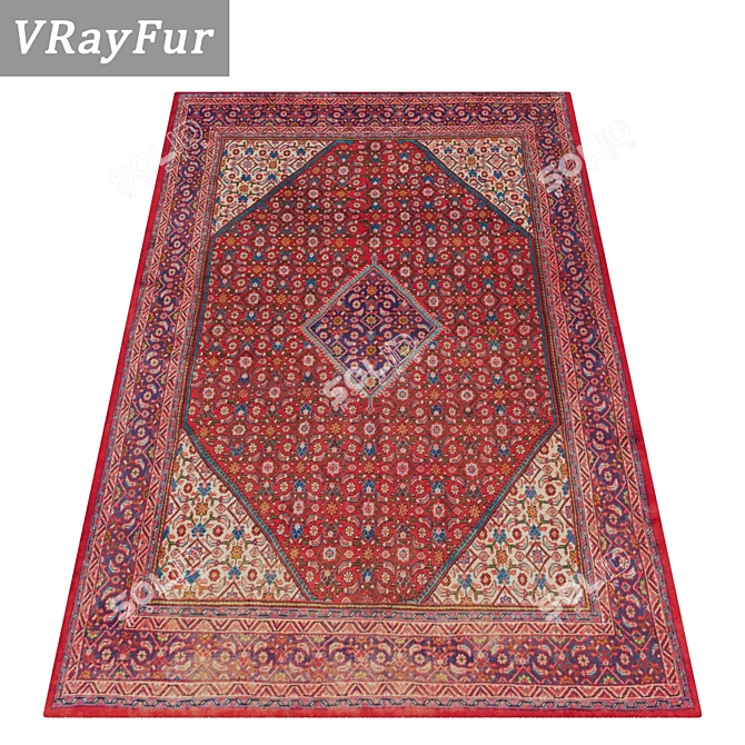 Premium Quality Authentic Carpets 3D model image 2