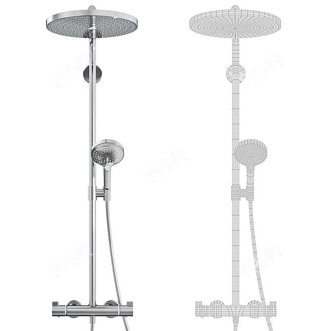 Ultimate Shower Experience: Hansgrohe Raindance 3D model image 2