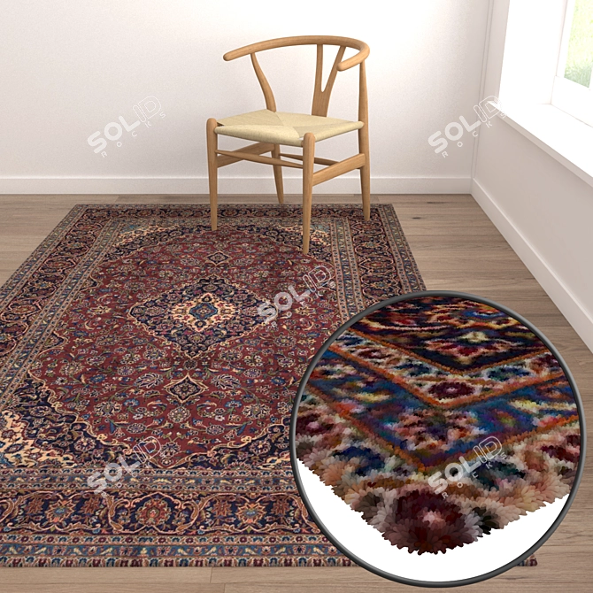 Luxury Carpets Set 1947 3D model image 5