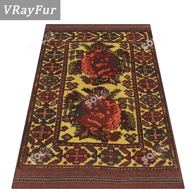 1948 Carpets Set 3D model image 2