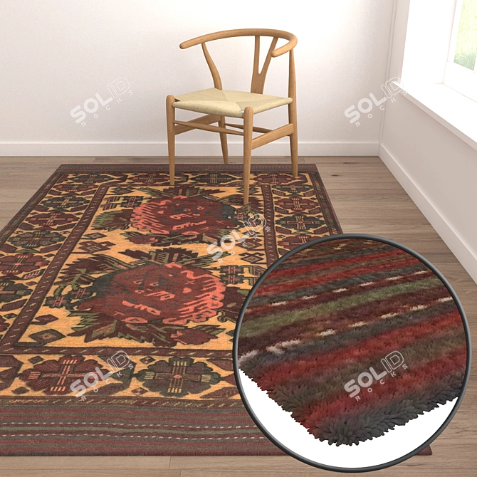 1948 Carpets Set 3D model image 5