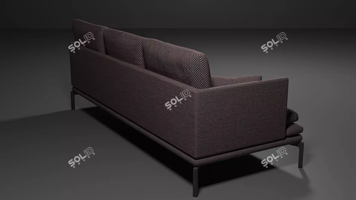 Cycles Render Blender Sofa 3D model image 3