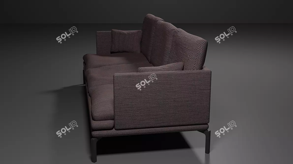 Cycles Render Blender Sofa 3D model image 4