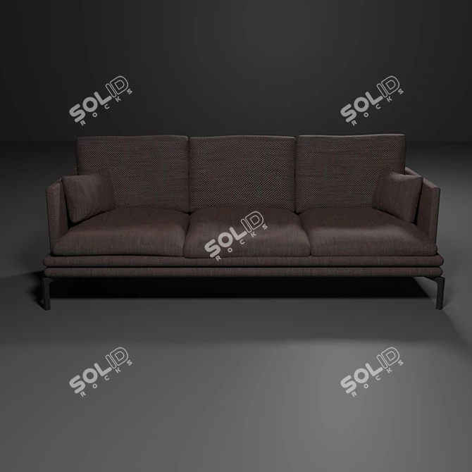 Cycles Render Blender Sofa 3D model image 5