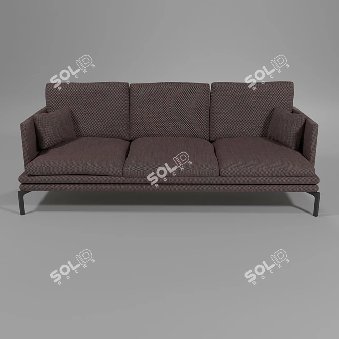 Cycles Render Blender Sofa 3D model image 6