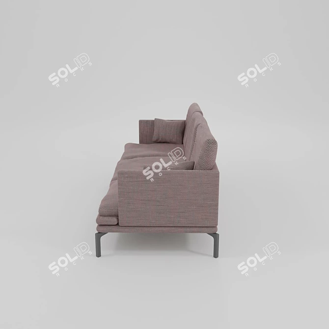 Cycles Render Blender Sofa 3D model image 10