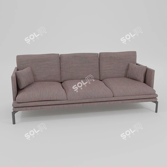 Cycles Render Blender Sofa 3D model image 12