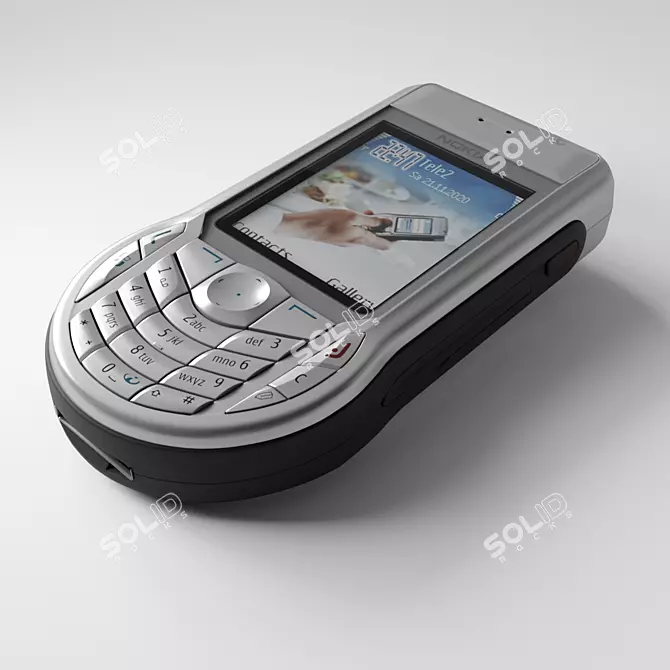 Nokia 6630: Next-Level 3G Smartphone 3D model image 1