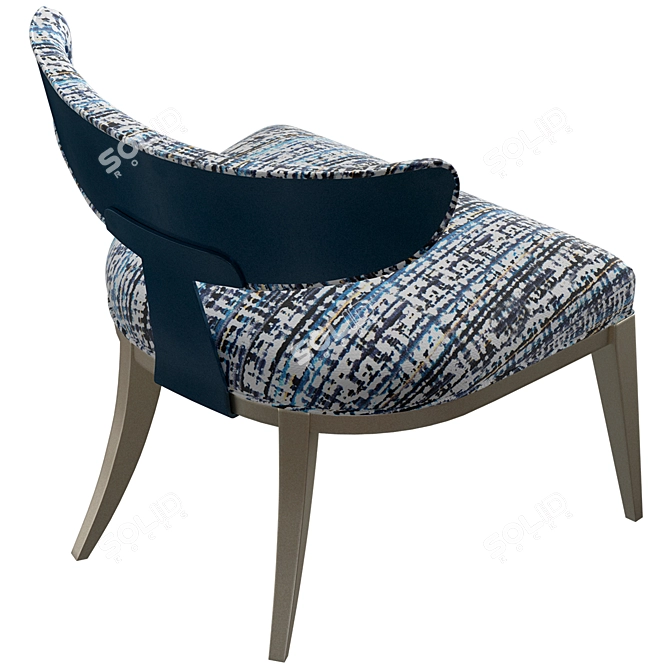 Caracole - Half Moon Accent Chair 3D model image 3