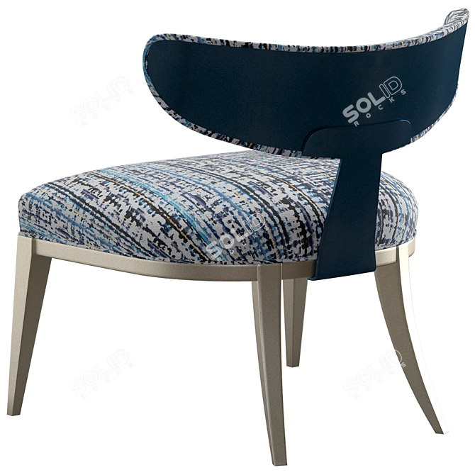 Caracole - Half Moon Accent Chair 3D model image 4