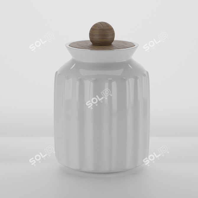 PB Blissful Jar 3D model image 4