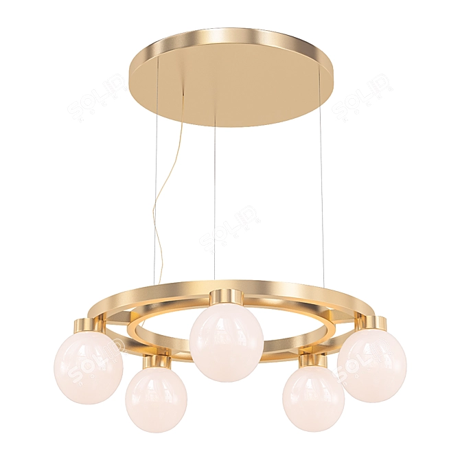 Sleek Night Pendant: BALLZZZ 3D model image 1