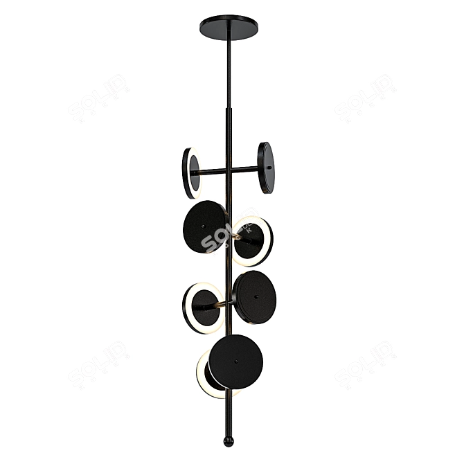 Larose Guyon LE ROYER Chandelier 3D model image 1