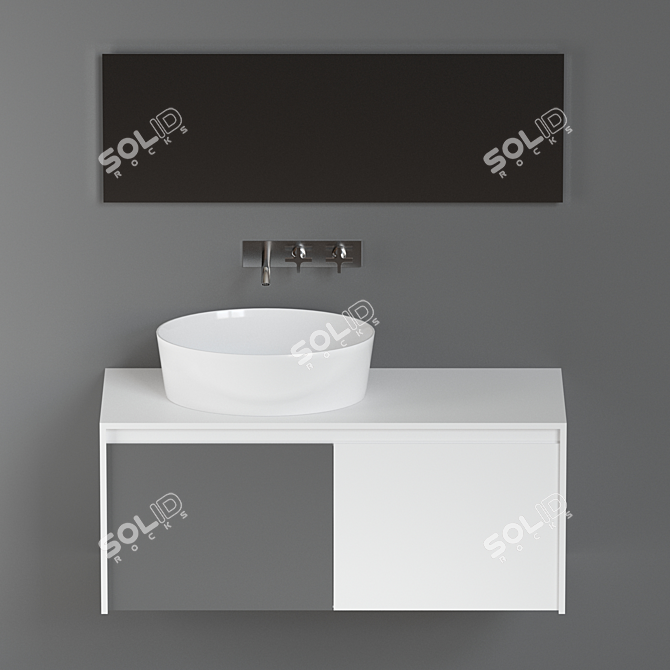 Evoluzion 661: The Complete Bathroom Solution 3D model image 5