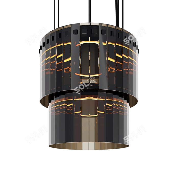 Elegant Arran Bentley Home Chandelier 3D model image 4