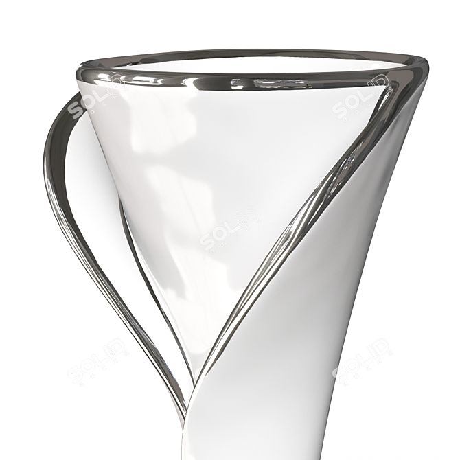 Giorgio Collection Atena Vase: Elegant Ceramic Beauty 3D model image 2